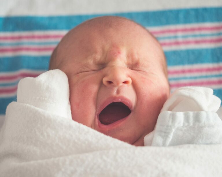 baby in bed